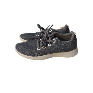Allbirds Womens Wool Runners Shoes Size 7 Gray With White Sole